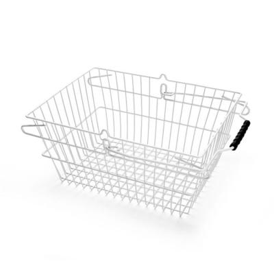 China Supermarket Powder Coated High Quality Metal Supermarket Shopping Basket for sale