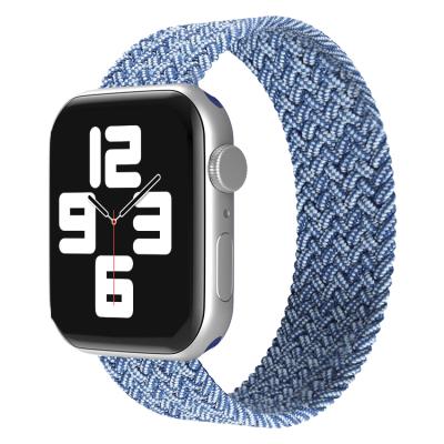 China Environmental Protection Watch Bands For Apple Watch Se Series 6 Bands 40mm Solo Woven 44mm Braided Strap For iwatch 5/4/3/2 38mm 42mm Accessories for sale