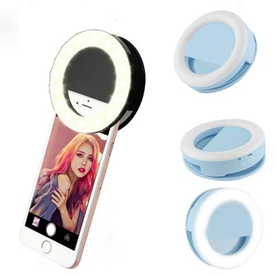 China Portable ABS Plastic 36 LED Cell Phone Selfie Ring Flash Lens Beauty Fill Light Lamp Clip for Photo Camera for Mobile Phone Smartphone for sale