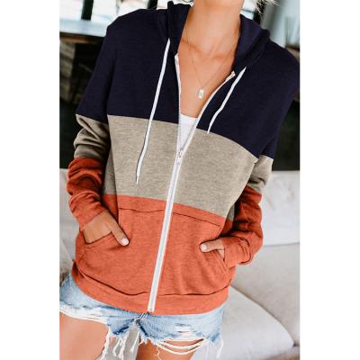 China Anti-wrinkle best selling goods using cardigan jacket sweatshirt zipper shirt contrast hooded jacket for sale