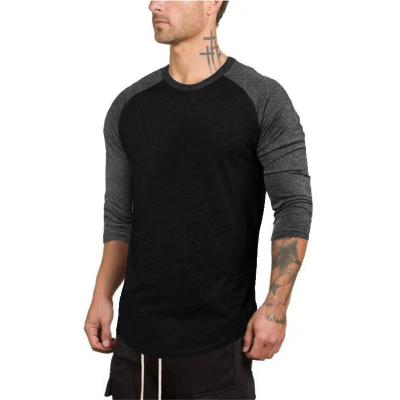 China Wholesale Men's Anti-Wrinkle Sports Short Casual Wear Men's Sleeve Workout Fitness T-Shirts for sale