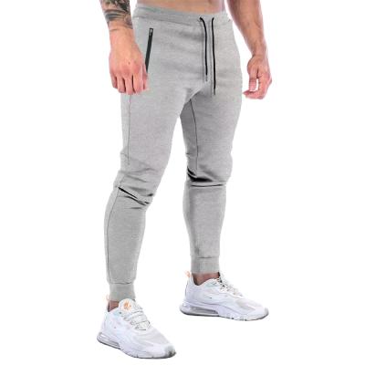 China Wholesale Sports High Quality Pure Color Fitness Gaiters Anti-wrinkle Stretch Pants Running Men's Cotton Sweatpants for sale