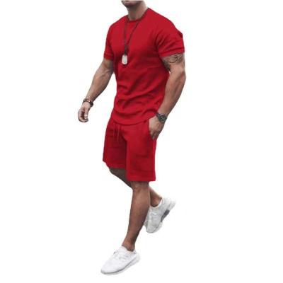 China QUICK DRY Suitable Price Good Quality Summer Men's Casual Suit Custom Shorts Casual Suit Jogging 2 Piece Set for sale