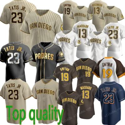 China San Diego #13 Manny Machado #23 Fernando Tatis Jr #19 Tony Gwynn 44 Musgrove 9 Cronenworth Antibacterial Men's Chaplain Jersey Stitched for sale