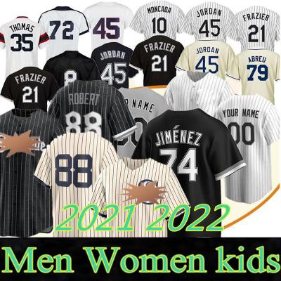 China Dreams 88 Luis Robert White Sox Antibacterial Jersey 7 Tim Anderson Yoan Moncada Chicago 2021 2022 TOP Field Stitched S-5XL for sale