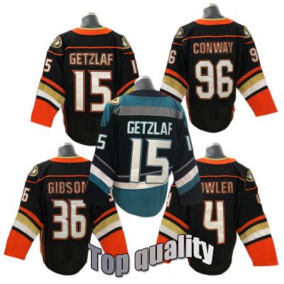 China Shirts & Tops Anaheim 4 Mens Cam Fowler 15 Ryan Getzlaf 36 John Gibson 96 Charlie Conway Ice Hockey Jersey Stitched S-3XL for sale