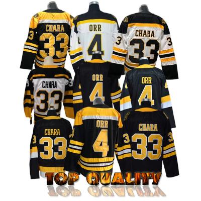 China Shirts & Tops Men's Boston Chase 4 Bobby Orr 33 Zdeno Ice Hockey Singlet Pitched S-3XL for sale