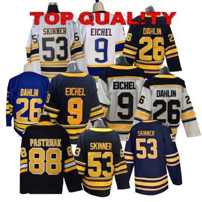 China Shirts & Men's Complete Buffalo 9 Jack Eichel 26 Rasmus Dahlin 53 Jeff Skinnr Ice Hockey Jersey Stitched S-3XL for sale