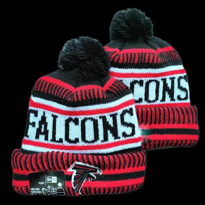 China 2022 Sales COMMON Hip Hop ATLANTA Warm Winter Wearing Warm FALCON Beanies Club All Teams Football Sports Hat Beanies for sale