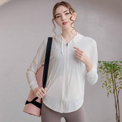 China High Quality Breathable Loose Fit Hoodie Sweatshirt For Women Casual Solid Color Long Sleeve Tops With Thumb Holes for sale