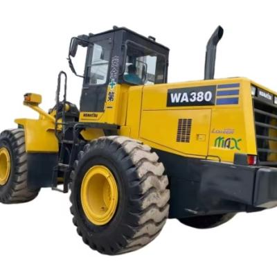 China WA380 Komatsu Frontlader Gebrauchtes Frontlader 10 Tonnen 70 kW zu verkaufen