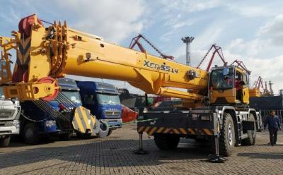 Китай XCMG Brand Used Rt Cranes XCR55L4 50 тонн Использованный мобильный кран Желтый продается