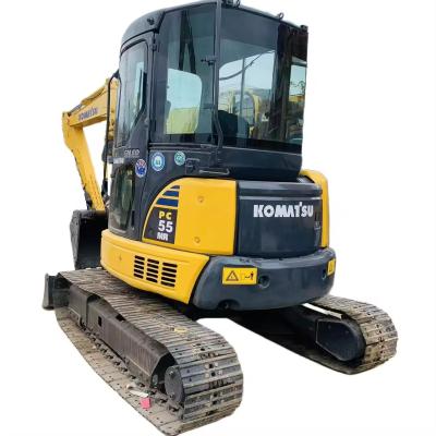 China Gebrauchtes Komatsu PC55MR Mini Crawler Bagger zu verkaufen