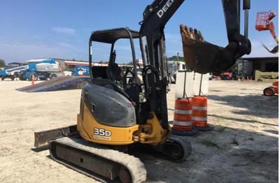 Cina 7672lb Excavator di seconda mano 35D Used John Deere Excavator Fuel Efficient in vendita