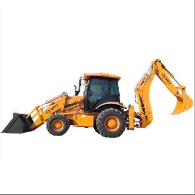 Cina hfeiVIFT Nuova promozione Grande 6 7 8 Ton Diesel Power Scavatrice Boom Backhoe Loader Facile maneggevole Attachments in vendita