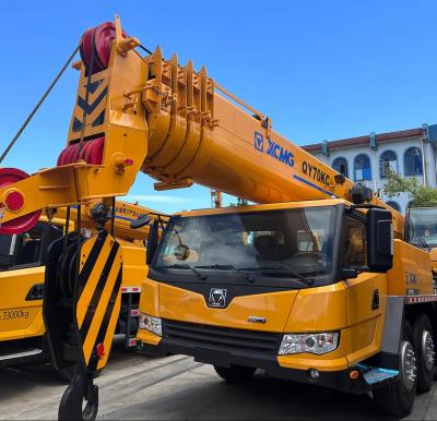 China 70 Ton Used QY70KC Mobile Used Crane Truck yellow for sale