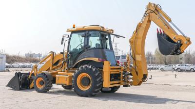 China WZ40-30 Mini Backhoe Loader Hydraulic 4x4 3 Ton With Multifunction Bucket for sale