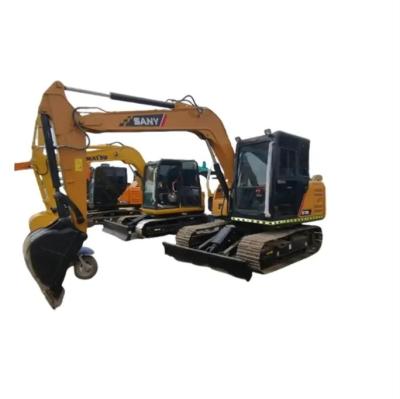 China Original China Sany SY75C Used Hydraulic Crawler Mini Excavators 7ton Sy75 75C-8 75C -10 Second Hand Diggers for sale