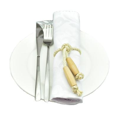 China Sustainable Hotel Table Supplies DIY Handwoven Napkin Rings for sale