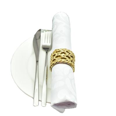 China Sustainable Hotel Table Supplies DIY Handwoven Napkin Rings for sale