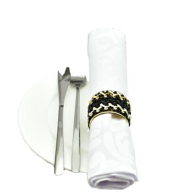 China Sustainable Hotel Table Supplies DIY Handwoven Napkin Rings for sale