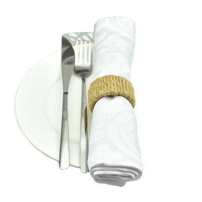 China Sustainable Hotel Table Supplies DIY Handwoven Napkin Rings for sale