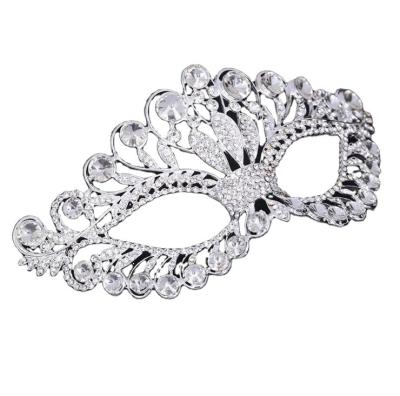 China Halloween Masquerade Mask for Venetian Dance Carnival Halloween Wedding Party Rhinestone Mask for sale