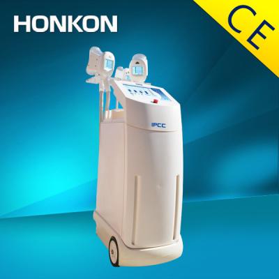 China Medical Laser Fat Freezing Machine Four Handles 1 - 90mins Cryo Fat Removal Device for sale