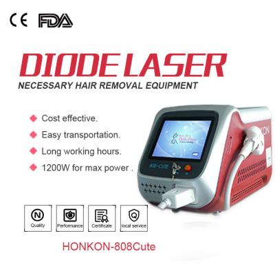 Cina Macchina indolore professionale di depilazione del laser a diodi 808nm per il salone di bellezza in vendita