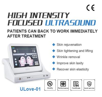 China De beste Antirimpelsmas Ultrasone HIFU Machine met 10000 Schoten/de Hoge Intensiteit concentreerde Ultrasone klank Te koop