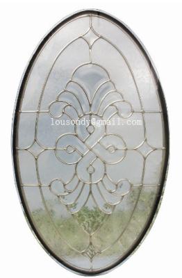 China decorative glass  in  interior door for sale