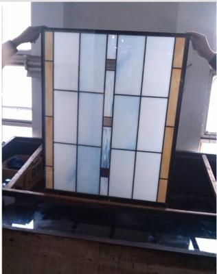 China Stained Glass for wooden door for sale