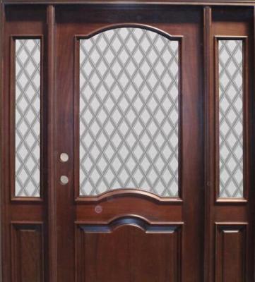 China beveled glass panels for wooden door for sale