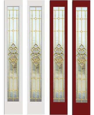 China inlaid glass for Exterior door for sale