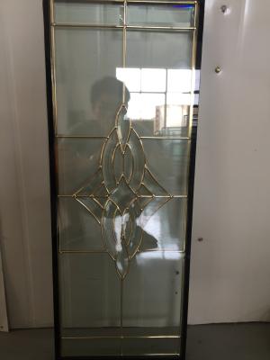 China golden brass caming decoarative glass panel 1