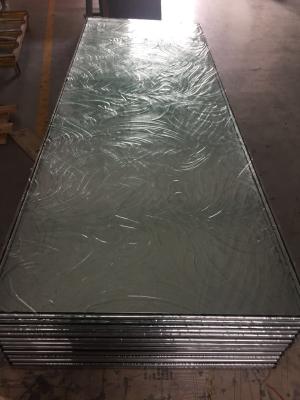 China clear baroque tempered glass  on  both side  of  insulated glass   thick 1