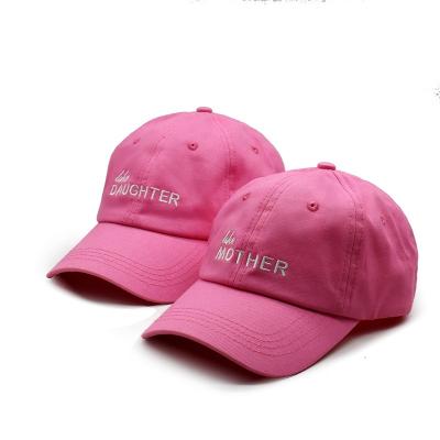 China The Main Mum and Me Funky Fantasy Women Ladies COMMON Closure Fashion Mum Unstructured Snap Cap Hats Mom Daughter Dad Hats Cap for sale