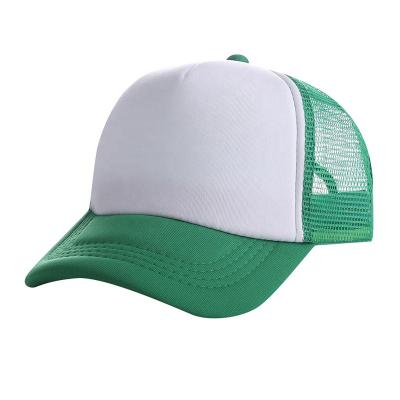 China New JOINT type low price green hats plain custom headwear mesh sponge mesh trucker cap hats for sale