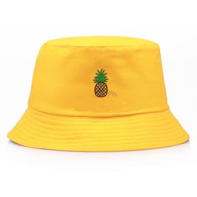 China Barred Made in China Shanghai Top Quality Reversible Pineapple Men's Round XL Bucket Hat Bucket Hats Cap Hats for sale