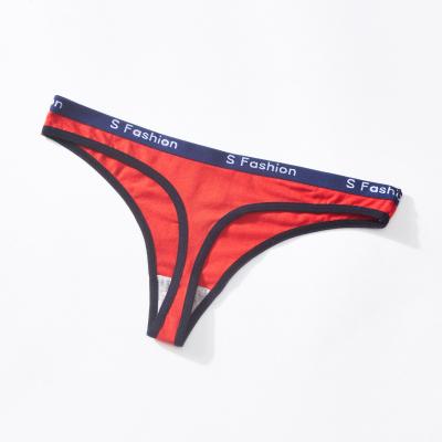 China Anti-Bacterial Wholesale sexy underwear all visible neat women black bikini panty women's panties thong sexy underwear for sale