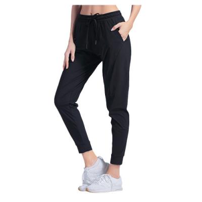 China Hot Selling Quick Dry Breathable Running In Wide Leg Summer Yoga Pants With Pockets For Work Loose Workout Pants Women for sale