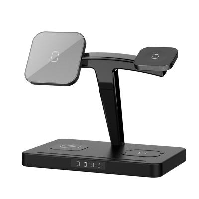 China New Version Mobile Phone Wireless Charger Support 4 In 1 Wireless Charger Device For Mobile Phone for sale