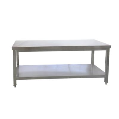 China Small Size Commercial Corrosion Protection Factory Manufacturing Work Table Stainless Steel Kitchen Prep Work Table for sale