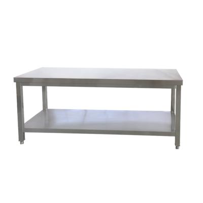 China High Quality Corrosion Protection Stainless Steel Tables Commercial Custom Kitchen Working Table for sale