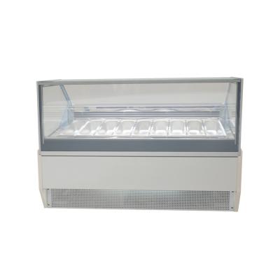 China Single-temperature factory direct sales ice cream display showcase refrigerator case for sale