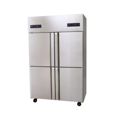 China Four-door kitchen refrigerator freezer factory direct sales upright stainless steel kitchen refrigerator for sale