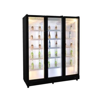 China Manufacturers Commercial Single-Temperature Right Chest / Vertical 3-Door Display Refrigerator And Freezers for sale