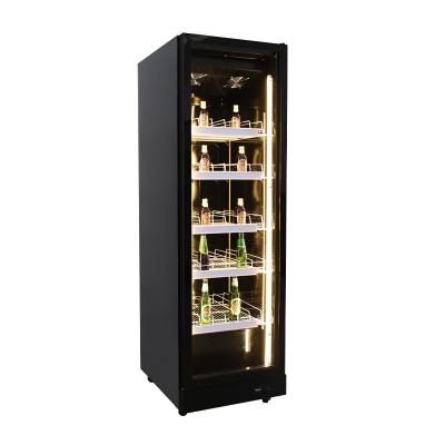 China Single-temperature Standing Upright Beer Display Showcase Freezer For Supermarket congelador Beverage Fridge Cold Beer Fridge for sale