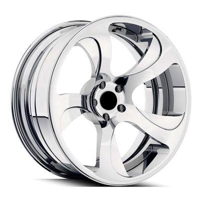 China ALLOY Custom Design Chrome Polishing Alloy 19 20 Inch 5x112 Forged Wheels Rim Passenger Car Wheels for sale