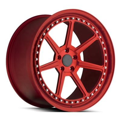 China ALLOY Custom Forged Wheels 18 Red Gold Wheel Forging Alloy Wheels 19 20 21 22 23 24 Inch Rims For Gls Lx570 for sale